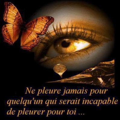 tu dois pleurer pour quelqu